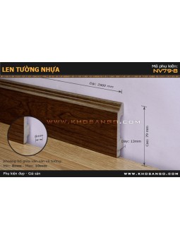 Len Tường nhựa NV79-8